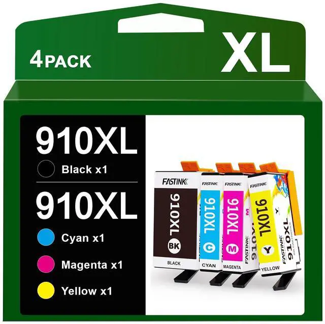 Main image of 910XL Ink Cartridges Combo Pack,High Yield,Replacement for HP 910XL 910 XL,Works with HP OfficeJet Pro 8020 8025 8035 8028 8035 Printer,HP910,HP910XL