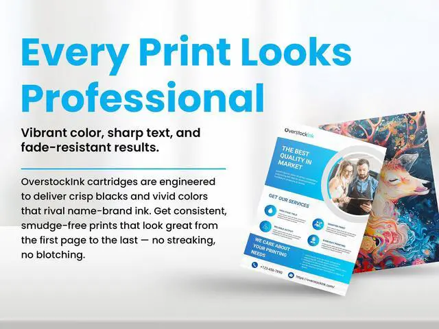 Alt view image 4 of 5 - 21 and 22 Combo Pack Replacement Ink Cartridge for HP Printers (2 Black, 2 Color)