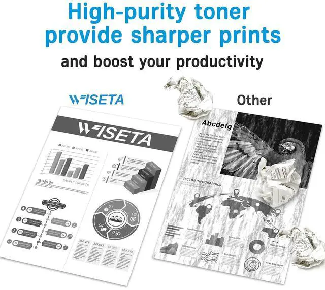 Alt view image 5 of 6 - 48A CF248A M15w Toner - Compatible Toner Cartridge Replacement for HP 48A CF248A Compatible with LaserJet Pro M15w Toner LaserJet Pro M29w M30w M31w MFP M28w M28a M29a M15a M16w Printer (2 Black)