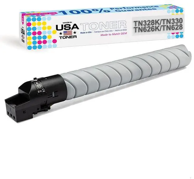 Main image of Compatible Replacement for use in Konica Minolta TN328K, TN330, TN628, TN626K, bizhub 450i, C450i (Black, 1 Cartridge)