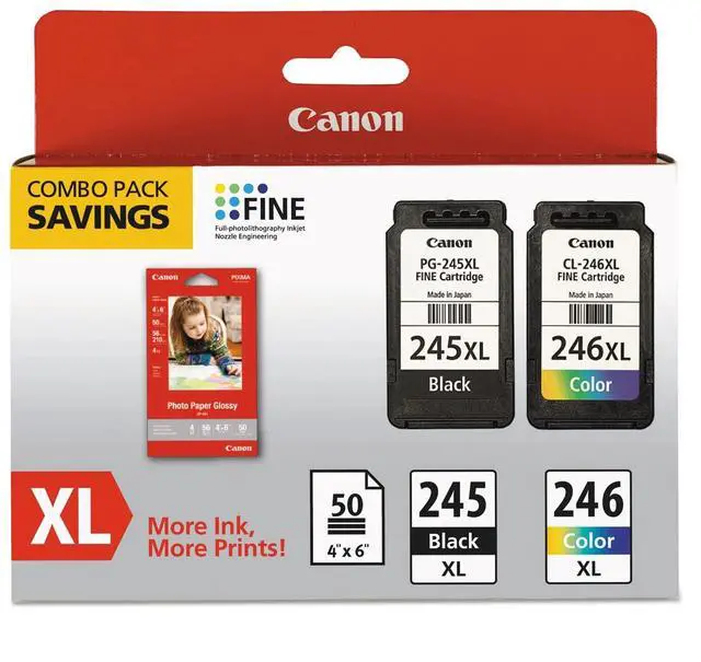 Main image of CNM8278B005-8278B005 PG-245XL/CL-246XL Ink amp Paper Combo Pack