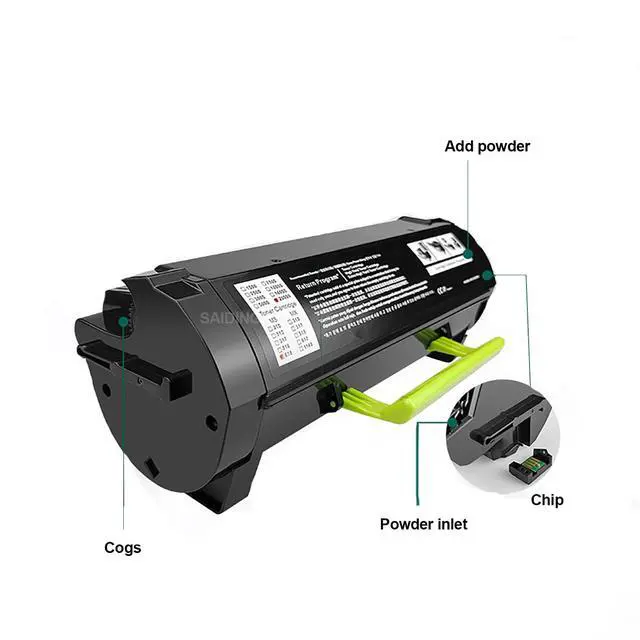 Alt view image 3 of 7 - B2360dn M11XH B3460 Black Toner Cartridge Compatible with Dell B2360 | B2360dn B2360d B3460dn B3465dn B3465dnf B3465dnf MFP Printer (2 Black)