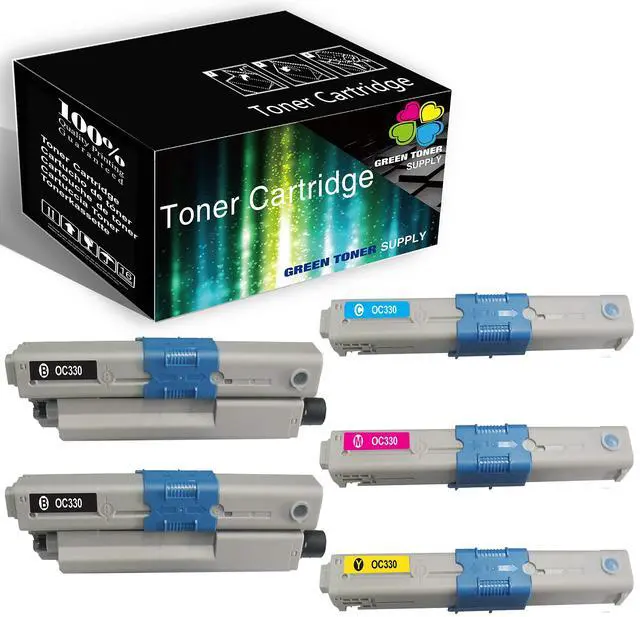 Main image of Compatible Replacement for Oki-Data C330 B/C/Y/M Type C17 Work for Oki-Data C330dn C530dn MC362w Printer