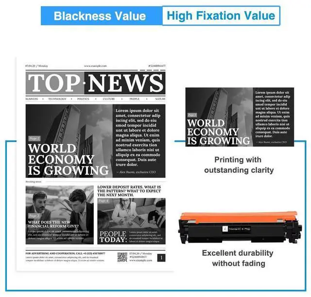 Alt view image 5 of 7 - 051 Black Toner Cartridge Compatible for Canon Toner Cartridge 051 051H CRG051 CRG051H ImageCLASS MF260 MF264dw MF269dw MF267dw MF266dn MF263dn MF264 MF267 MF269 LBP160 LBP162dw LBP161dn Printer 4-PK