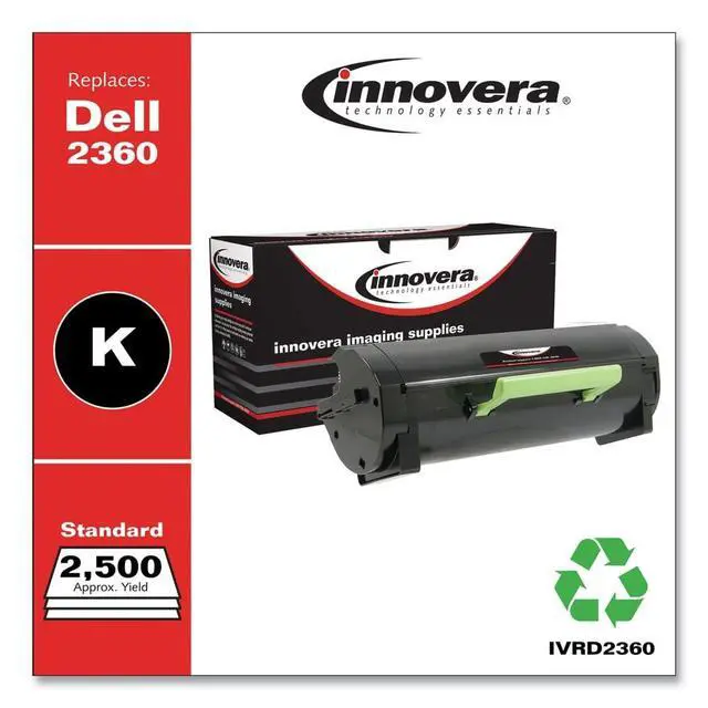 Alt view image 2 of 5 - Remanufactured Black Toner, Replacement for 331-9803, 2,500 Page-Yield