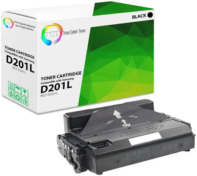 Main image of D201L Toner Cartridge - Premium Compatible Replacement for Samsung MLT-D201L Black High Yield Works with Samsung ProXpress M4080FX M4030ND Printers (20,000 Pages)