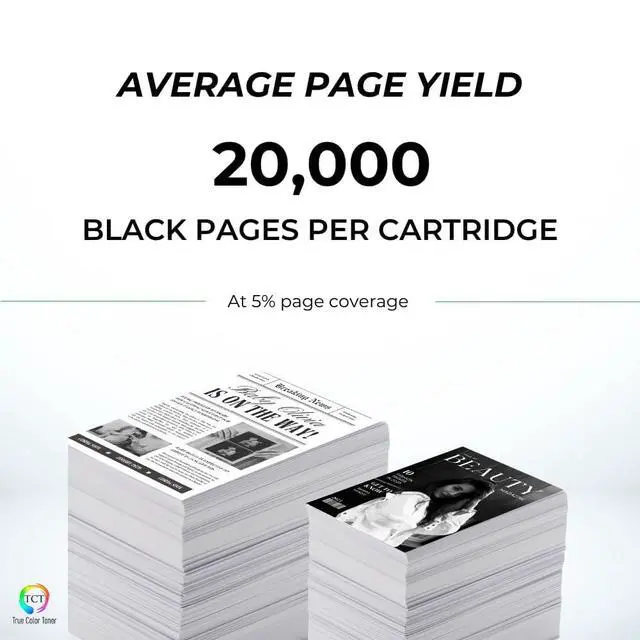 Alt view image 3 of 7 - D201L Toner Cartridge - Premium Compatible Replacement for Samsung MLT-D201L Black High Yield Works with Samsung ProXpress M4080FX M4030ND Printers (20,000 Pages)