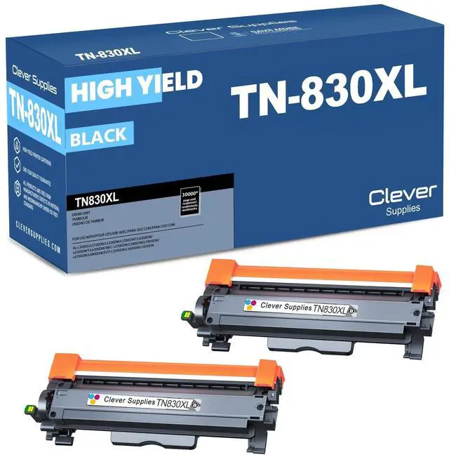 Main image of CS Replacement Compatible Toner Cartridge with Brother TN830XL for MFC-L2900DW, HL-L2460DW, MFC-2900DWXL, DCP-L2640DW, HL-L2405W, HL-L2400DL, MFC-L2980DW (Black, 2-Pack)