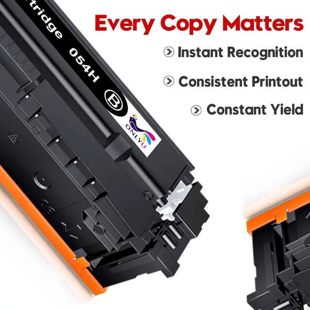 Alt view image 4 of 4 - Compatible Toner Cartridge Replacement for Canon 054H 054 Black Toner for Canon Color ImageClass MF644Cdw MF642Cdw MF641cw LBP622Cdw MF642c Printer (Black, 2-Pack)