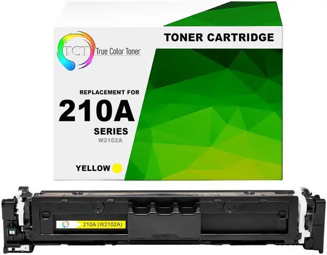Main image of 210A Yellow Toner Cartridge - Compatible Replacement for HP 210A W2102A Works with HP Color LaserJet Pro 4201dn 4201dw MFP 4301dw Printers (1,800 Pages)