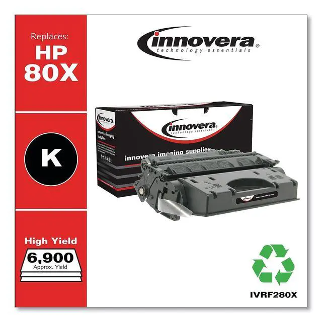 Alt view image 2 of 5 - Remanufactured CF280X (80X) High-Yield Toner, 6900 Page-Yield, Black