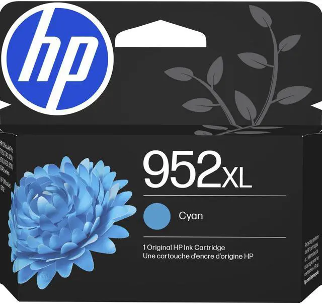 Main image of 952XL Cyan High-Yield Ink Cartridge | Works with OfficeJet 8702, Pro 7720, 7740, 8210, 8710, 8720, 8730, 8740 Series | L0S61AN