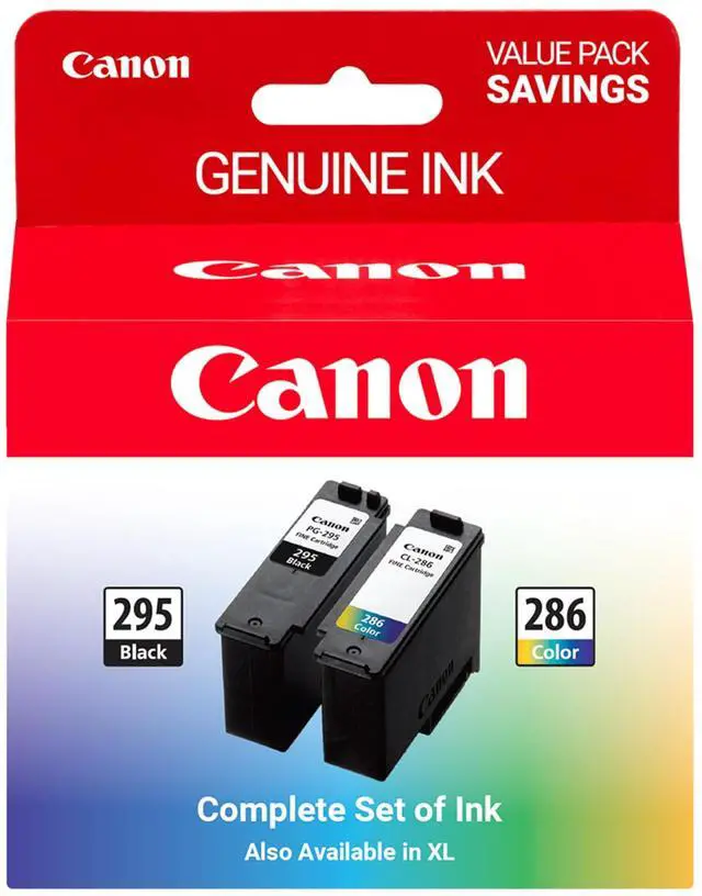 Main image of PG-295 / CL-286 Genuine Ink Value Pack (2 Cartridges), Compatible with TR7120, TS6520, TS4320