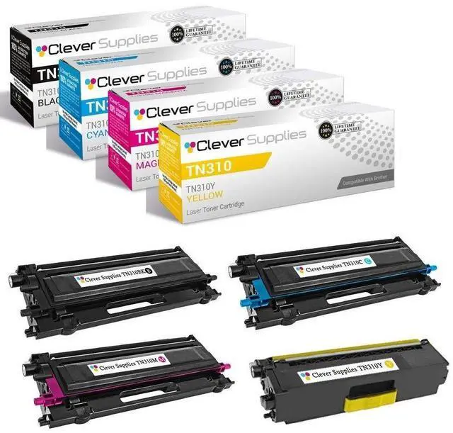 Main image of CS Replacement Toner Cartridge Compatible with Brother TN310 TN-310 TN310BK TN310C TN310M TN310Y HL-4150CDN 4570CDWT 4140CN MFC-9560CDW 9970CDW DCP-9010CN 9270CDN 9055CDN 4 Color Set