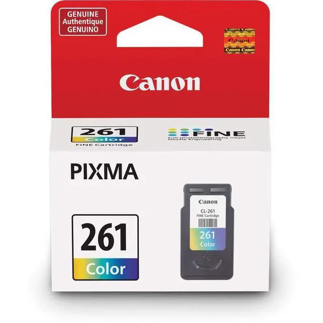 Alt view image 3 of 3 - PG-260 XL Black Ink Cartridge + CL-261 Color Ink Cartridge (Retail Packaging)
