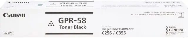 Main image of GPR-58 Black Standard Yield Toner Cartridge (2182C003)