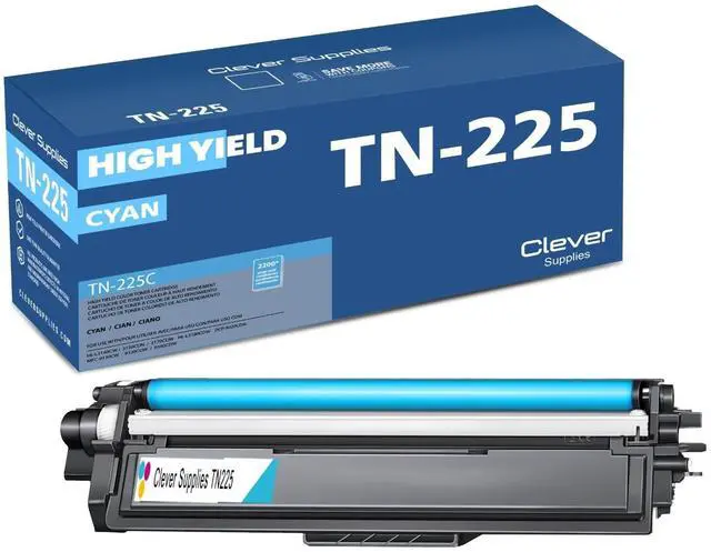 Main image of CS Replacement Compatible with Brother TN225 Toner Cartridge TN-225 TN225C TN221 TN-221 to use with DCP-9020CDN HL-3140CW HL-3150CDN HL-3170CDW HL-3180CDW MFC-9130CW MFC-9330CDW (Cyan, 1-Pack)