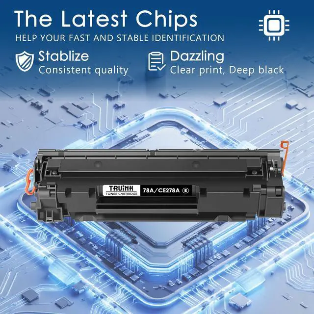 Alt view image 6 of 7 - 78A Toner Cartridge 4-Pack Replacement for HP 78A | CE278A Toner Compatible with HP P1606DN M1536 MFP M1536DNF P1560 P1566 P1606 Printer Ink.(4 Black)