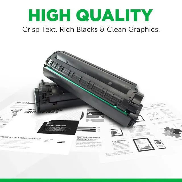 Alt view image 3 of 6 - Remanufactured Toner Cartridge for HP CF226A HP 26A