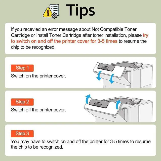 Alt view image 4 of 7 - High Yield Compatible Toner Cartridge Replacement for Samsung MLT-D103L MLTD103L MLT-D103S 103L Work with ML-2955ND ML-2955DW ML-2950ND SCX-4729FW SCX-4729FD Laser Printer (Black, 10-Pack)