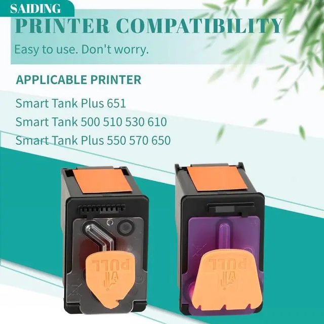 Alt view image 2 of 6 - Smart Tank Plus 651 Printhead X4E75A M0H50A Print Head for Smart Tank 500 510 530 610 Series Smart Tank Plus 550 570 650 Series