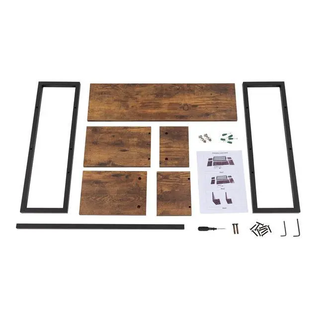 Alt view image 7 of 7 - Desktop Bookshelf - Space Saving Computer Desk Organizer, Countertop Display Shelf for Office, Dorm & Small Spaces, Multi-Purpose Storage Shelf for Books, Plants & Decor