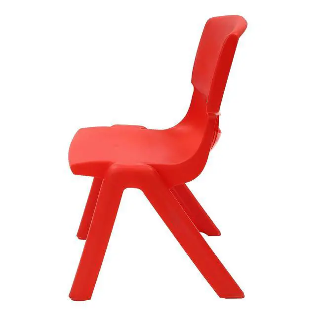 Alt view image 5 of 7 - 6-Pack Stackable Kids Chairs Plastic School Chairs for Classroom, Daycare, Home Lightweight, Easy Clean, Ergonomic (Multi-Color C)