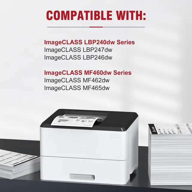 Alt view image 3 of 7 - 070H High Yield 10,200 Pages Black Toner Cartridge 070 H CRG-070 | Compatible for Canon imageCLASS MF465dw MF462dw LBP246dw LBP247dw Printer (2-Pack)