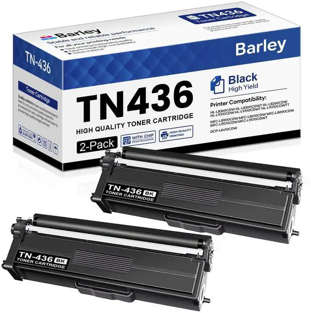 Main image of TN436BK TN-436BK Compatible TN 436BK Super High Yield Toner Cartridge Black Replacement for Brother TN436 TN436BK TN-436BK MFC-L8900CDW MFC-L9570CDW HL-L8360CDW (2 Black)