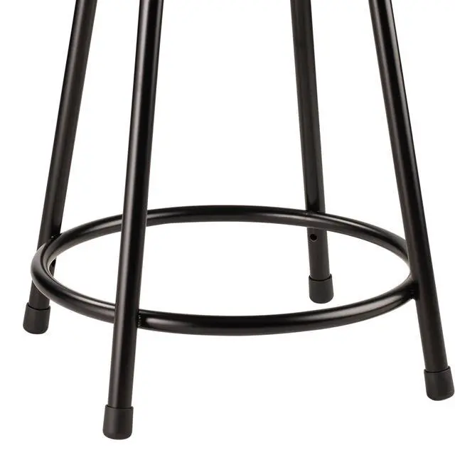 Alt view image 6 of 7 - 6418-10 NPS 18" Heavy Duty Vinyl Padded Steel Stool, Black