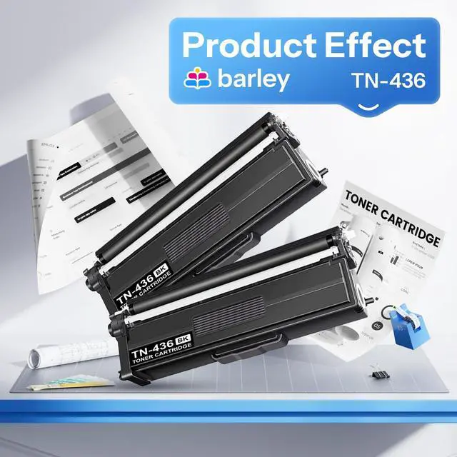 Alt view image 5 of 7 - TN436BK TN-436BK Compatible TN 436BK Super High Yield Toner Cartridge Black Replacement for Brother TN436 TN436BK TN-436BK MFC-L8900CDW MFC-L9570CDW HL-L8360CDW (2 Black)