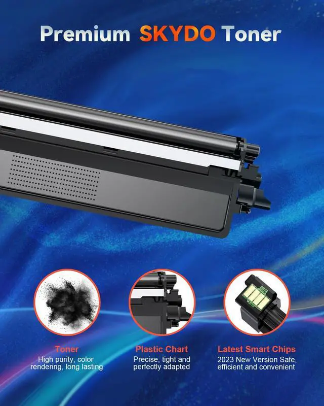 Alt view image 5 of 7 - TN229XL TN229 Toner Cartridges Replacement for Brother, 5 Pack | Compatible with Brother MFC-L3780CDW MFC-L3720CDW HL-L3280CDW HL-L3220CDW HL-L3300CDW; Smart Chip, Clear Text & Color Output