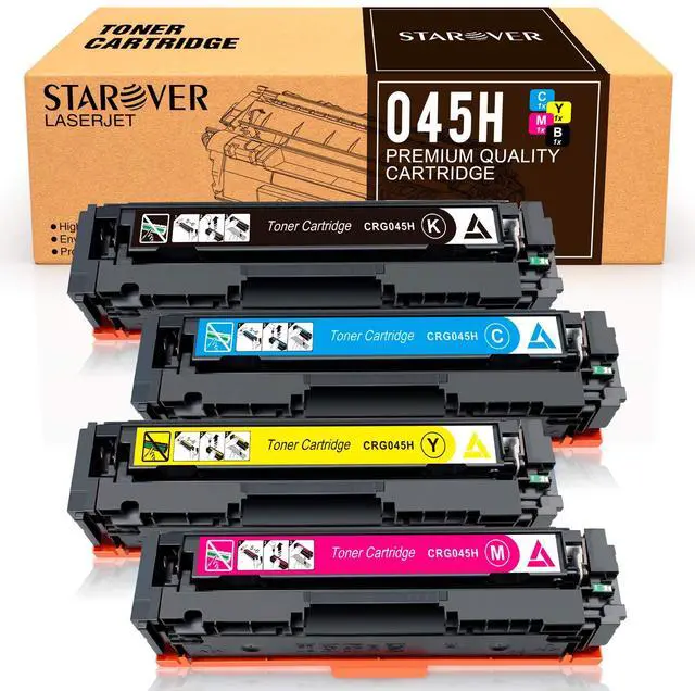 Main image of Compatible Toner Cartridges Replacement for Canon 045 045H CRG-045H Toner for Canon Color imageCLASS MF634Cdw MF632Cdw LBP612Cdw LBP612C LBP612 MF632 MF632C 634C MF634 Laser Printer (4 Pack)