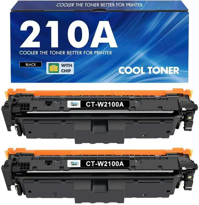 Main image of 210A 210X Black Toner Cartridges 210 W2100A MFP 4301fdw 4301fdn | Compatible for HP Color Laserjet Pro MFP 4301fdw 4301fdn Pro 4201dw 4201dn Series Printer Ink (2 Black, with chip)
