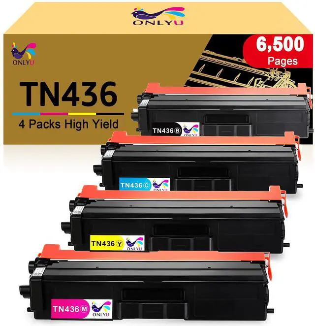 Main image of TN436 Toner Cartridge Compatible Replacement for Brother TN436 TN436BK TN433 TN431 for HL-L8360CDW MFC-L8900CDW MFC-L8905CDW HL-L8360CDWT HL-L8260CDW HL-L9310CDW MFCL8610CDW Printer (4-Pack)