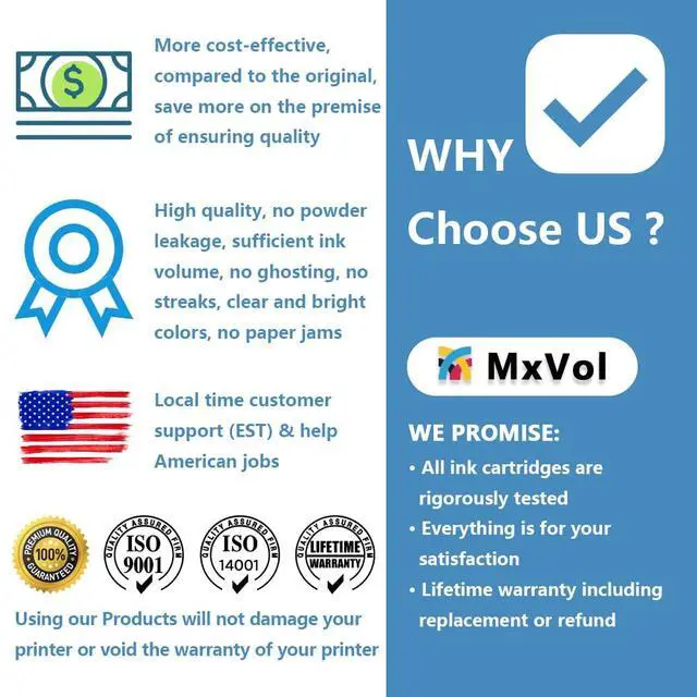 Alt view image 5 of 6 - VersaLink C400 C405 Toner Cartridge Replacement for Xerox C400 C405, 4-Pack | High-Yield Versa Link C400 C405 C400D C400DN C405N C405DN Printer Ink 106R03512 106R03514 106R03515 106R03513, 4 Color Set