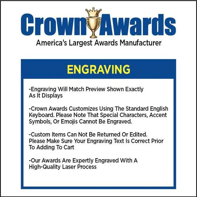Alt view image 3 of 3 - Bald Eagle Jewel Crystal Award