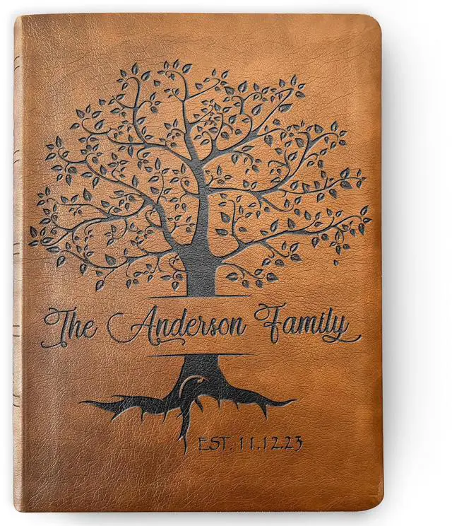 Main image of Personalized NASB Family Bible, NASB Wide Margin Custom Family Tree Bible, Christian Gift, Wedding Gift