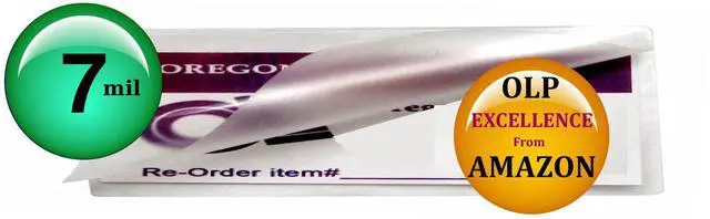 Alt view image 4 of 4 - Qty 500 7 Mil Bookmark Size Laminating Pouches 2-1/2 x 7-3/4 Hot Laminator Sleeves