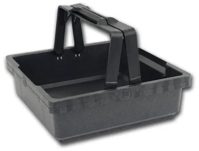 Alt view image 4 of 7 - CrateGardner - crate with seat topper, cushion, and two drop in trays (Black)