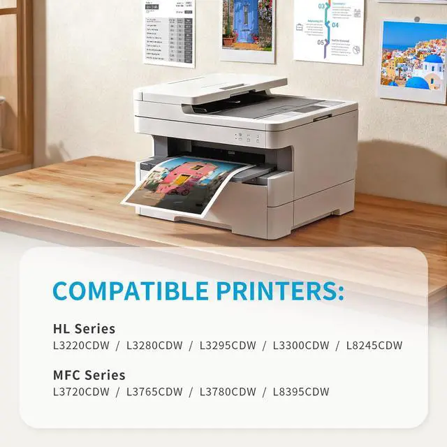 Alt view image 2 of 7 - TN229XL TN 229xl Toner Cartridge with Chip Compatible for Brother TN 229xl TN-229 229XL Toner Cartridges Work for MFC-L3780CDW HL-L3280CDW MFC-L3720CDW HL-L3220CDW HL-L3300CDW Printer (5 pack)