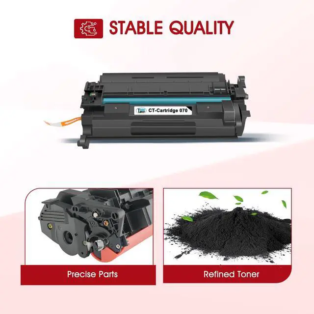 Alt view image 4 of 7 - 070 Black Toner Cartridge for Canon MF465dw 070 070H Toner CRG070 CRG-070 | Compatible for Canon 070H ImageCLASS MF465dw MF462DW LBP247dw LBP240 LBP246dw MF460 MF462 LBP247 LBP246 Printer Ink