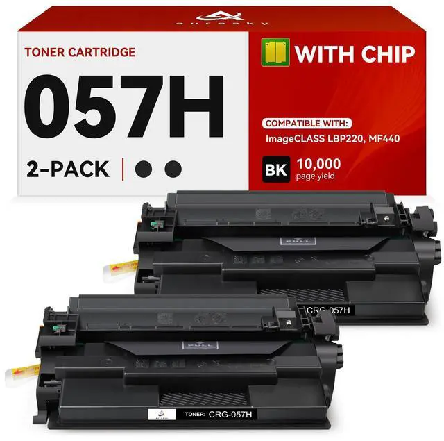 Main image of 057H 057 H Black Toner Cartridge High Yield Toner Compatible with Canon MF455dw MF451dw MF445dw MF443dw MF453dw LBP226dw LBP227dw LBP228dw Printer (with Chip)