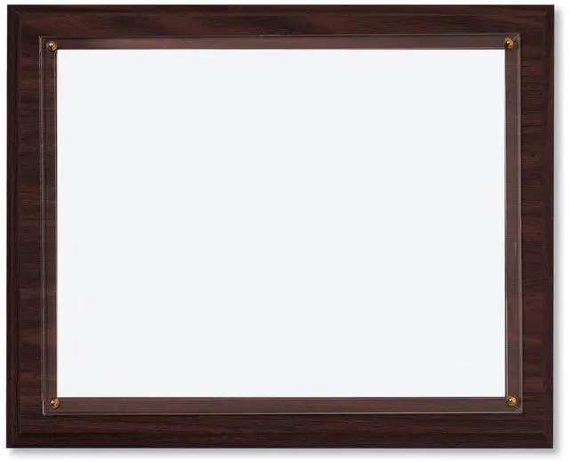 Main image of Walnut Finish Wood Slide-in Certificate Wall Plaque, Recognition Award For School, Work, Appreciation Awards