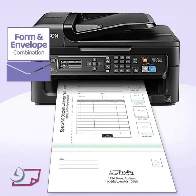 Alt view image 3 of 3 - Form and Envelope Combination (8-1/2 x 14 Inch, Pack of 250)