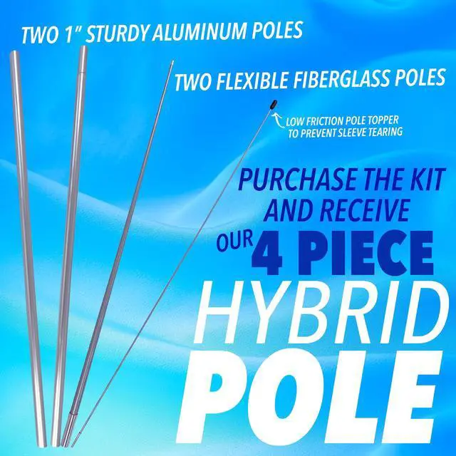 Alt view image 2 of 3 - Frozen Lemonade Premium Windless Feather Banner Flag Kit (Flag, Pole, & Ground Mt)