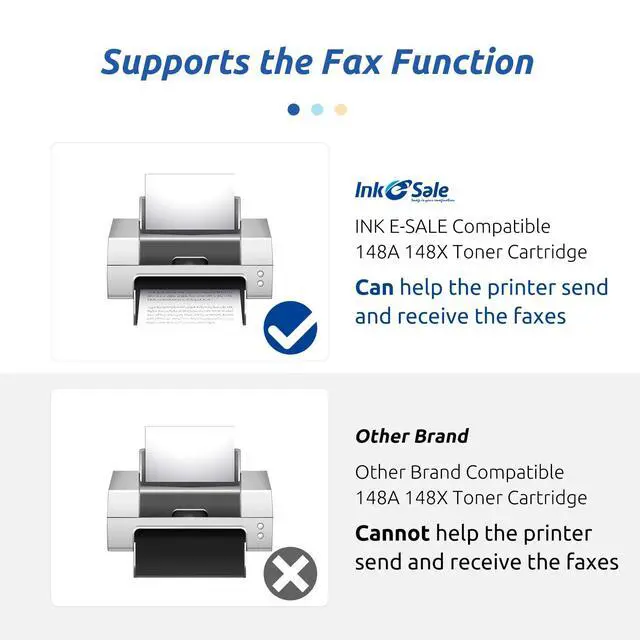 Alt view image 6 of 7 - 148A Toner Cartridge Black 4001n 4101fdw (with Chip) | Compatible for HP 148 148X W1480A W1480X Use with Pro MFP 4101fdw 4101fdn 4001dw 4001dn 4001n Printer (2 Pack)