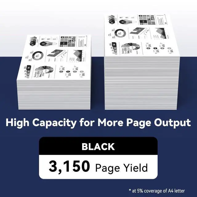 Alt view image 4 of 5 - 206X Black high-Yield Toner Cartridge Compatible Replacement for HP 206X 206A Black Toner Works with Color LaserJet Pro MFP M283fdw M283cdw M283fdn M282nw M255dw M255nw M283 M255 Printer Ink W2110X
