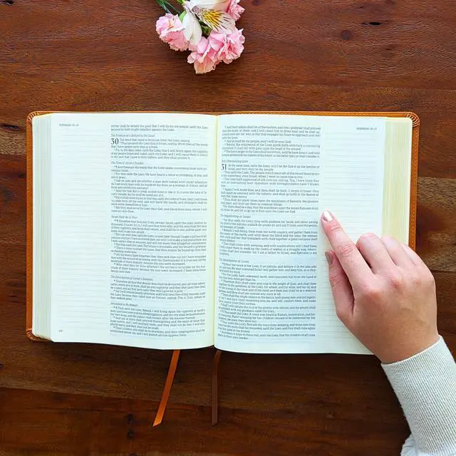Alt view image 4 of 7 - Personalized KJV Notetaking Bible | Custom Engraved Name | King James Version | Large Print Journaling Bible | Christian Gift for Men & Women