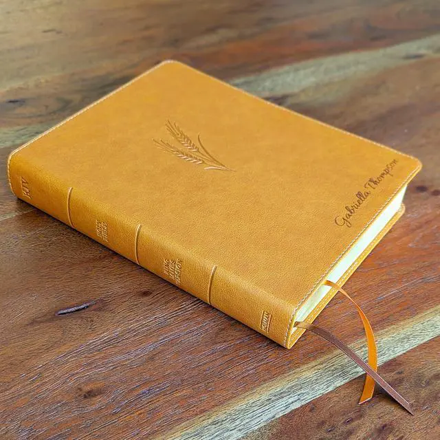 Alt view image 6 of 7 - Personalized KJV Notetaking Bible | Custom Engraved Name | King James Version | Large Print Journaling Bible | Christian Gift for Men & Women
